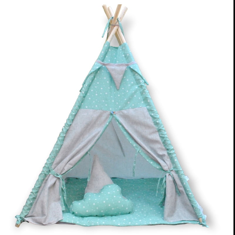 Carpa Tipi Infantil Algodón Modelo Moon Jade