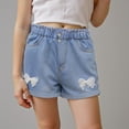 thumbnail image 2 of Godom Girl Shorts Casual Baggy Trendy Short Elastic Waist Drawstring Shorts, Sizes 3-12 Years, 2 of 7