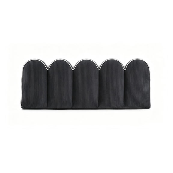 Removable Cover Long Shape Reading Headboard Bolster Pillow, Full Coverage Backrest Cushion For Dorm Bed Sofa