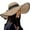 A-Khaki88, variant on Yuanlong Women Sun Hat Woven Big Straw Wide Brim Beach Hats With Black Ribbon Summer Elegant Floppy Foldable Roll Up Cap