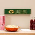 thumbnail image 2 of Green Bay Packers 18" x 3.5" Engraved Wood Sign, 2 of 2