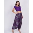 thumbnail image 4 of Wevez Women's Lot of 3 Plain Rayon Harem Pants, One Size, Assorted, 4 of 10