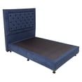 thumbnail image 3 of Box Base Cama Queen Size + Cabecera Mary Azul Marino, 3 of 7