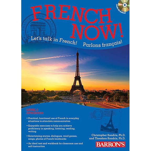Barron's Foreign Language Guides: French Now! Level 1 with Online Audio (Paperback)