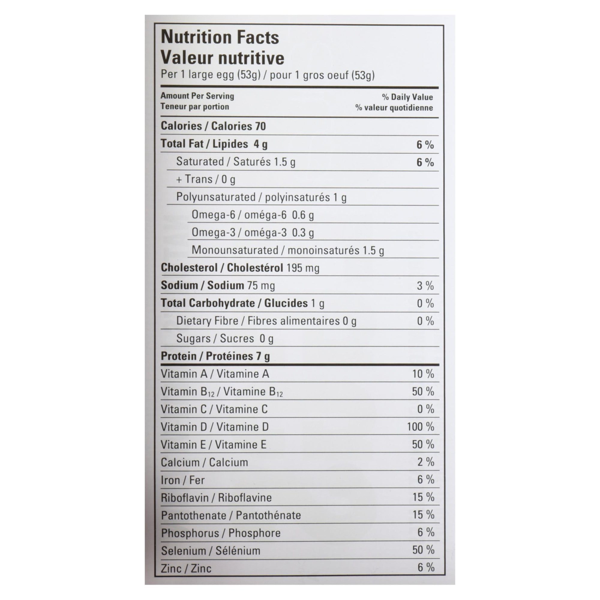 Vitala Liberté oméga-3 œufs