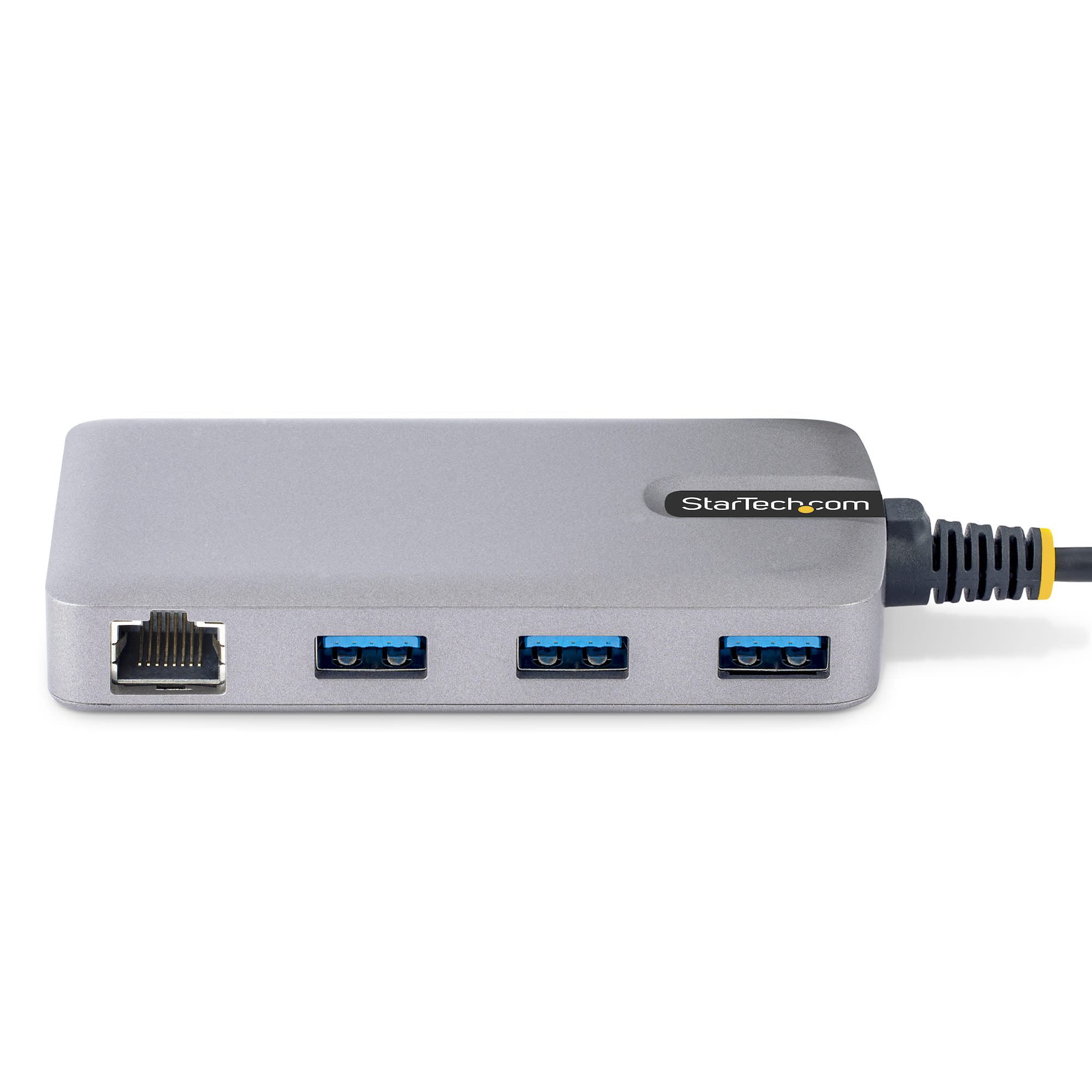 StarTech 3 USB-A Port USB Hub with Ethernet 5Gbps Bus Powered 5G3AGBBUSBAHUB