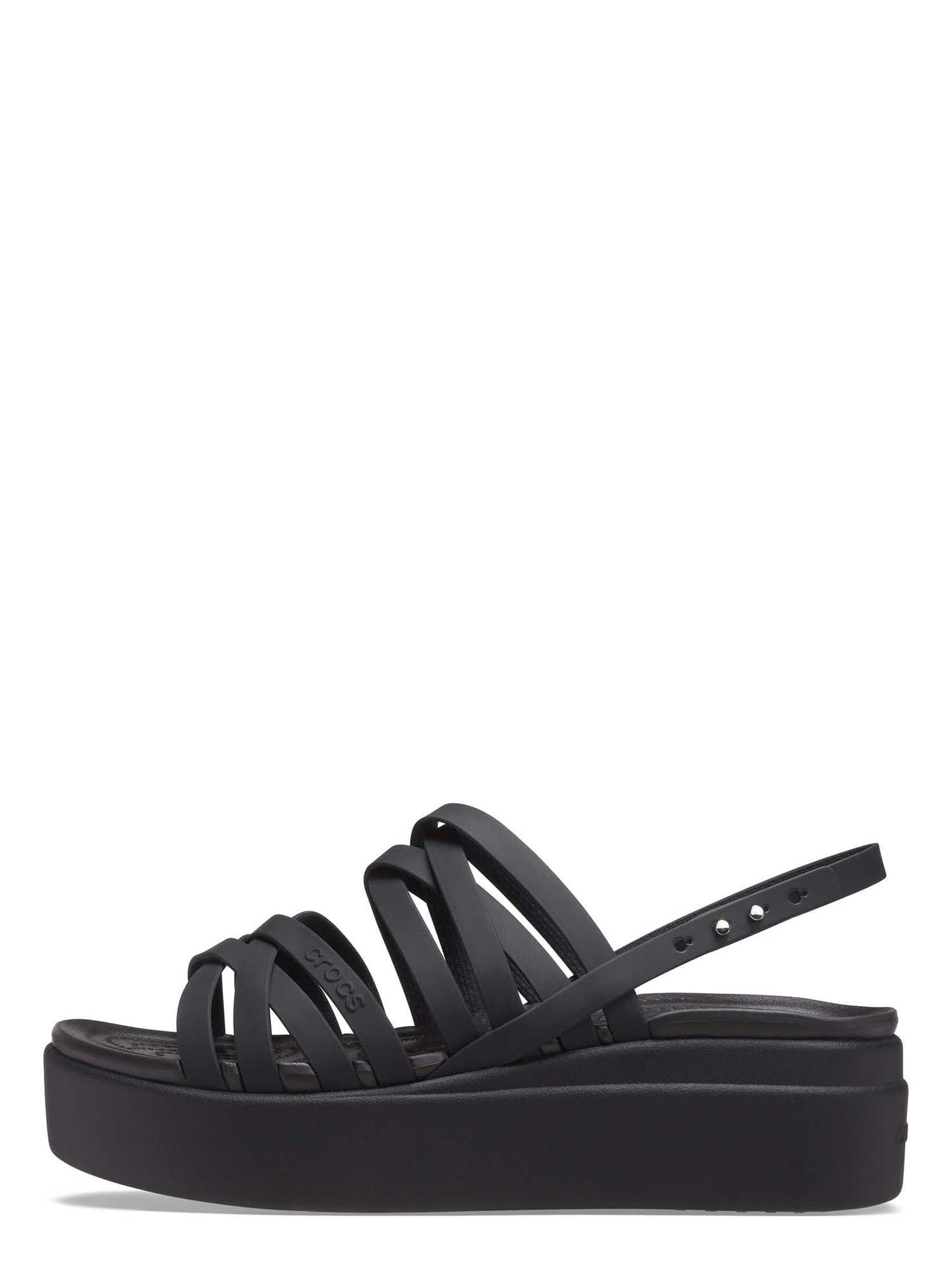 Crocs Women's Brooklyn Strappy Low Wedge Sandals