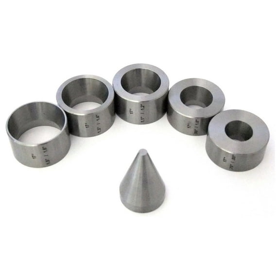 17 Degree 5 Piece Set Folding Reduction Dies & Folding Cone