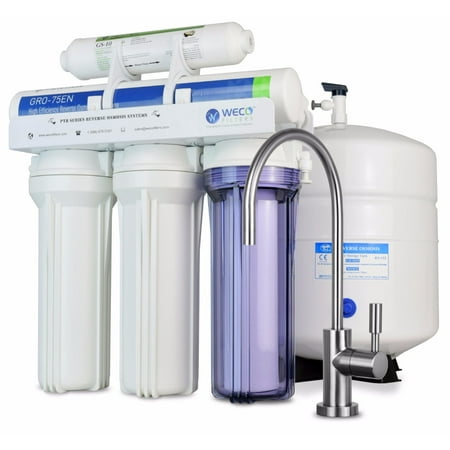 

WECO VGRO-75ALK High Efficiency Reverse Osmosis Drinking Water Filtration System with pH Neutralizer Filter