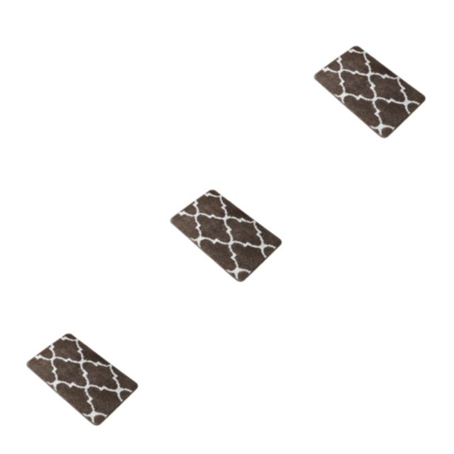 Inteprter Alfombra de ducha antideslizante y de secado rápido para una experiencia de baño segura Exquisito café absorbente hecho a mano Type1 NO1