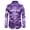 Purple, variant on PuLe Men Long Sleeve Sequin Shirt Men's Shiny Lapel Collar Club Dance Slim Fit Colorful