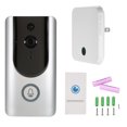 thumbnail image 1 of HD 720P WiFi Timbre de seguridad inalámbrico inteligente con tarjeta de 32G TF + 2 piezas Carevas Video puerta teléfono, 1 of 7