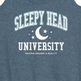 thumbnail image 3 of Instant Message - Sleepy Head University - Women's Racerback Tank Top, 3 of 6