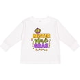 thumbnail image 3 of Inktastic Mister Mardi Gras with Crown and Dots Boys Long Sleeve Toddler T-Shirt, 3 of 5