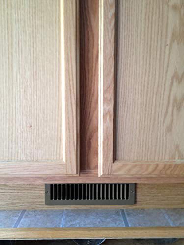 Toeductor Under Cabinet Heating and Cooling Brown Register Plate -  Walmart.com