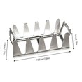 thumbnail image 3 of Multi Grill Rack Robust Stainless Steel Easy Cleaning Ideal Angle For Meat Easy Indirect Grilling Maximum Barbecue Enjoyment, 3 of 9