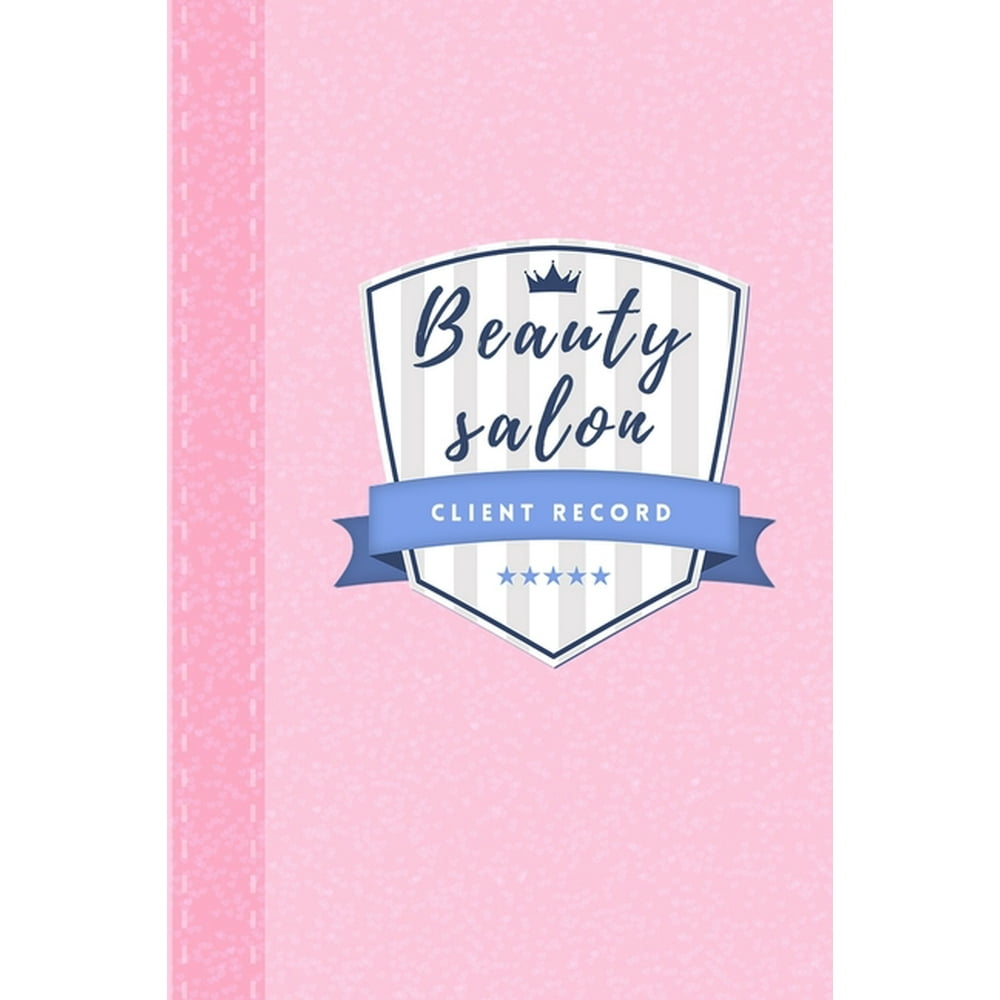 Beauty salon client record Hairstylist Client Data Organizer Log Book