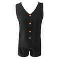 thumbnail image 6 of Pyhlmscde Two Piece Outfits for Women 2025 V Neck Vest And Shorts Loose Casual Two Pieces Set, Summer Rompers for Women 2025, 2Piece Set Outfit for Women Summer, Piece Sets Summer Dressy, 6 of 6