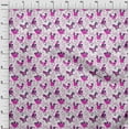 thumbnail image 4 of oneOone Viscose Jersey Purple Fabric Rooster Cock Craft Projects Decor Fabric Printed By The Yard 60 Inch Wide-DE, 4 of 7