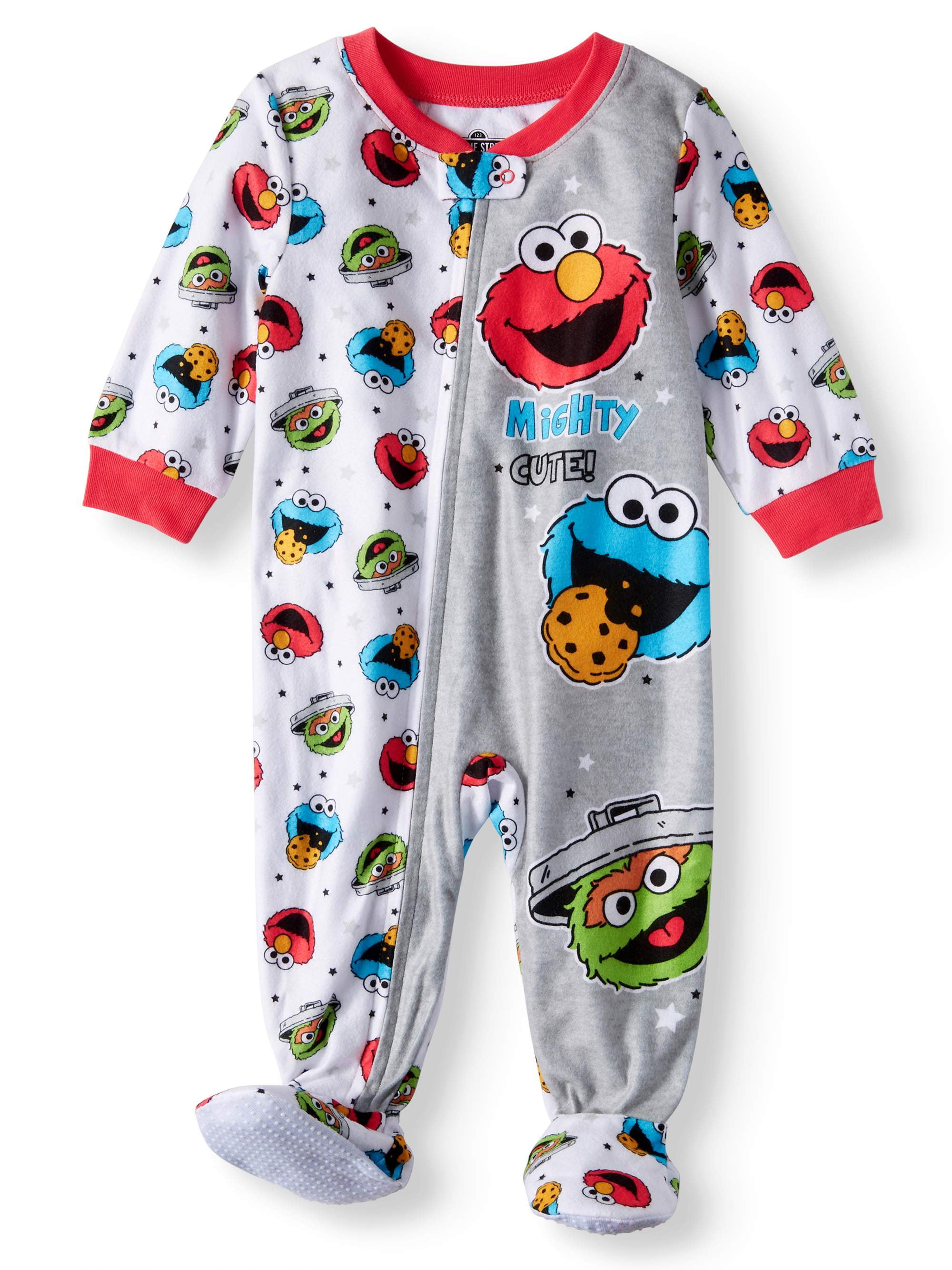 Sesame Street Microfleece Footed Blanket Sleeper (Baby Boys)