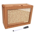 thumbnail image 1 of Alcancía Yoloke para adultos y niños, alcancía de madera para niños y niñas, alcancía para adultos con contador para ahorros de $5000, el mejor regalo para amigos (marrón, 10 000), 1 of 2