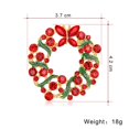 thumbnail image 2 of Broche de corona CHAO broche navideño con incrustaciones de aceite y gotas de diamantes, 2 of 5