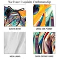 thumbnail image 4 of luoweisi Men's Beach Shorts Quick Dry Swim Trunks with Mesh Lining Abstract Rhinoceros XL, 4 of 5