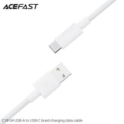 C18-04 USB-A to USB-C braid charging data cable