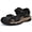 Black, variant on Mens Outdoor Hiking Sandals Waterproof Lightweight Athletic Sandals with Adjustable Straps Non-Slip Beach Shoes for Men