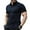 Navy, variant on WXLWZYWL Plus Size Polo Shirts for Men Clearance Short Sleeve Lapel Button Up Solid Color Summer Holiday Gym Athletic Comfy Dry Fit Moisture Stylish Casual Tee Shirt White M