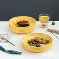 thumbnail image 6 of ReaNea Dishwasher Safe Reusable Lightweight Dinner Plates, Polypropylene, 8 Piece, 6 of 8