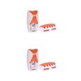 thumbnail image 4 of Dispensador automático de dientes Wosthever desmontable universal Montado en la pared color sólido, 4 of 6