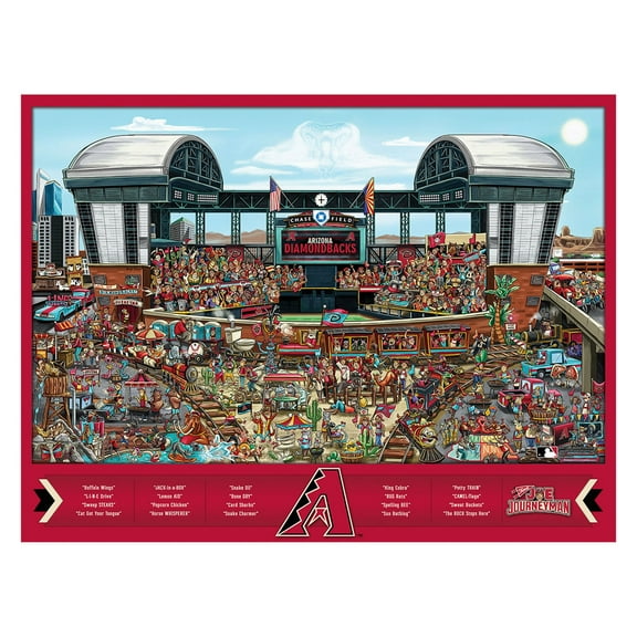 YouTheFan MLB Arizona Diamondbacks Joe Journeyman Puzzle - 500 PC