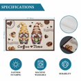 thumbnail image 6 of Farmhouse Coffee Time Placemats Set of 8, Vintage Gnomes DessertsBeige Burlap Placemats for Dining Table, Place Mats for Kitchen Tabletop, Waterproof Wipeable Dining Table Mats Set, 6 of 9
