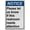 Warning Sign 3, variant on Weatherproof Vertical ANSI Elevator Sign (Attention No urinating on company property Restrooms available at elevator & office) 8 in" x 12 in" UV Resistant Indoor Outdoor Workplace Caution Sign