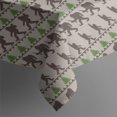 thumbnail image 4 of Brown Bigfoot and Pine Tree Pattern Rectangle Tablecloth 60"x102",Waterproof Polyester Rectangle Table Cloth, Wipeable Spillproof Polyester Tablecloth for Dining, Camping, Indoor and Outdoor, 4 of 6