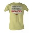 thumbnail image 1 of Jaws Hazardous Yellow Heather Adult T-Shirt, 1 of 2