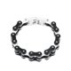 thumbnail image 2 of Pulsera de cadena de motocicleta para bicicleta de motociclista, brazalete de acero de titanio estilo punk rock, 2 of 4