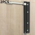 thumbnail image 2 of CNKOO 2pcs Automatic Door Closer with Spring Buffer  Easy Installation  Metal Finish  Touch & Remote Control for Home Security ZZZ, 2 of 6