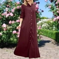 thumbnail image 4 of Cárdigan con botones para mujer vestido elegante de manga larga cárdigan de moda vestido largo, 4 of 9