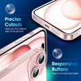 thumbnail image 3 of Crystal Clear Case for iPhone 15 Plus, [Not Yellowing] [Camera Protection] [Military Grade Drop Tested] Transparent Shockproof Protective Case Soft Silicone Slim Cover, 6.7", Transparente, 3 of 16