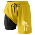thumbnail image 4 of Kcolen Swim Trunks Men 5 Inch Soild Color Swimming Short Light Mens Swimwear Liner Compression Summer Beach Men Swim Brief, 4 of 4