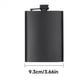 thumbnail image 4 of Paquete de 4 Petacas para Licor, Petacas Finas A Prueba de Fugas de Acero Inoxidable de 8 Onzas Con Embudo para Hombres Y Mujeres (Negro Mate), 4 of 5
