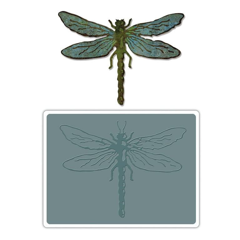 Sizzix Bigz Die W/A2 Texture Fades Folder By Tim Holtz Layered