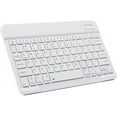 thumbnail image 1 of XIHAMA Ultra Slim Bluetooth Keyboard Portable Mini Wireless Keyboard Rechargeable for Apple iPad iPhone Samsung Tablet Cell Phone Smartphone iOS Android Windows, 1 of 7
