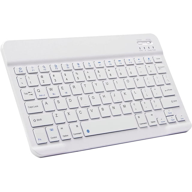 XIHAMA Ultra Slim Bluetooth Keyboard Portable Mini Wireless Keyboard Rechargeable for Apple iPad iPhone Samsung Tablet Cell Phone Smartphone iOS Android Windows