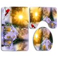 thumbnail image 1 of Juego de alfombras de baño ABPHQTO Winter Cardinal Wonderland 3 piezas, 1 of 2