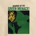 thumbnail image 2 of Wicked: Part 2 -  Elphaba Green Menace - Men's Long Sleeve Crew Fleece Sweatshirt, 2 of 4