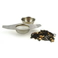 thumbnail image 2 of Stainless Steel Silver Tea Strainer with Drip Cup, 2 of 2