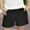 Black, variant on Mwjwdo Girls Summer Shorts Casual Kids Comfy Elastic Waist Athletic Running Roll-Up Shorts with Pockets for 3-13 Years Pink 120